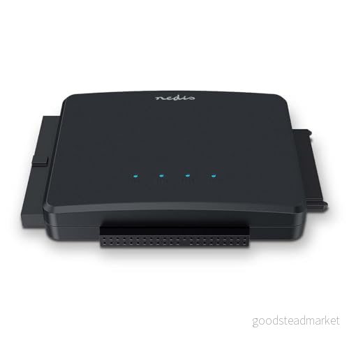 Nedis Hard Disk Adapter USB 3.2 Gen1 2.5 / 3.5 " IDE + SATA Mains Powered 5412810444793