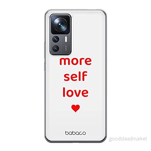 ERT GROUP mobiltelefonfodral för Xiaomi 12T/12T pro/K50 Ultra originalt och officiellt licensierat Babaco mönster More self love 001, fodral tillverkad av TPU plast 5905511582104