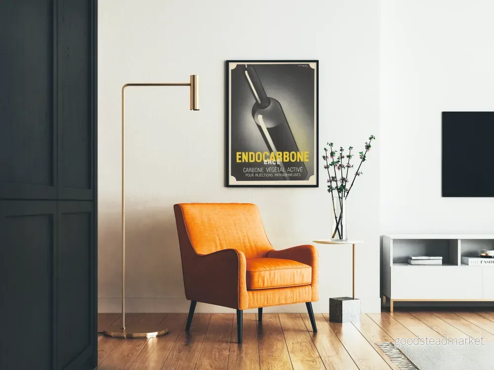 Vintageposter Endocarbone Aktivt Vegetabiliskt Kol för Intravenösa Injektioner - Bild 2
