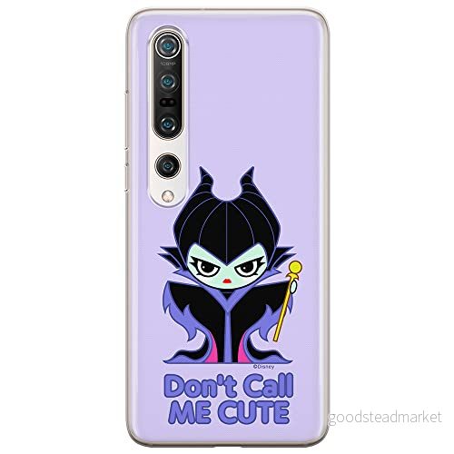 ERT GROUP mobiltelefonfodral för Xiaomi MI 10 / PRO originalt och officiellt licensierat Disney mönster Maleficent 003 anpassad till formen på mobiltelefonen, fodral tillverkad av TPU plast 5905131481931
