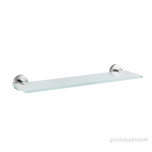 Wenko Bosio 19623100 vägghylla glas/rostfritt stål 4008838196236
