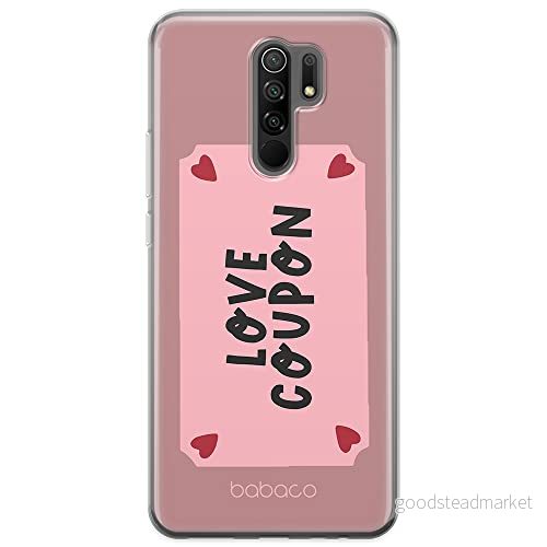 ERT GROUP mobiltelefonfodral för Xiaomi REDMI 9 originalt och officiellt licensierat Babaco mönster Love Coupon 001 optimalt anpassad till formen på mobiltelefonen, fodral tillverkad av TPU plast 5904805030390