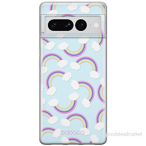 ERT GROUP mobiltelefonfodral för Google PIXEL 7 PRO originalt och officiellt licensierat Babaco mönster Rainbow 002 optimalt anpassad till formen på mobiltelefonen, fodral tillverkad av TPU plast 5905795170073