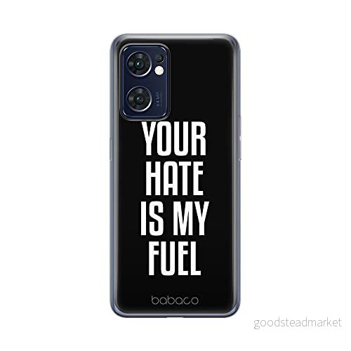 ERT GROUP mobiltelefonfodral för Oppo RENO 7 5G originalt och officiellt licensierat Babaco mönster My fuel 002 optimalt anpassad till formen på mobiltelefonen, fodral tillverkad av TPU plast 5905511315061