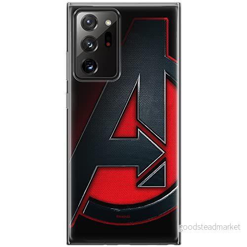 ERT GROUP mobiltelefonfodral för Samsung GALAXY NOTE 20 ULTRA originalt och officiellt licensierat Marvel mönster Avengers 019 anpassad till formen på mobiltelefonen, fodral tillverkad av TPU plast 5903932034561