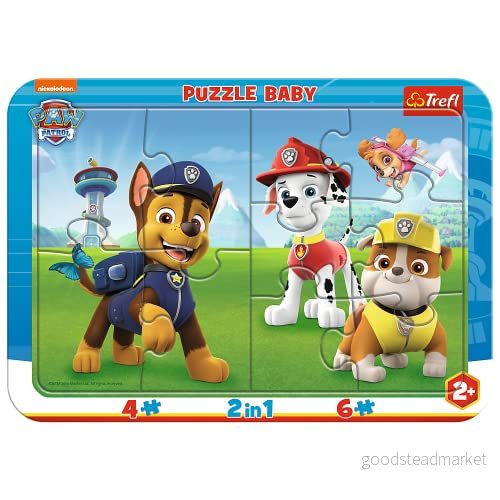 Trefl Pussel Paw Patrol 2 in 1 10 Bitar 5900511800227