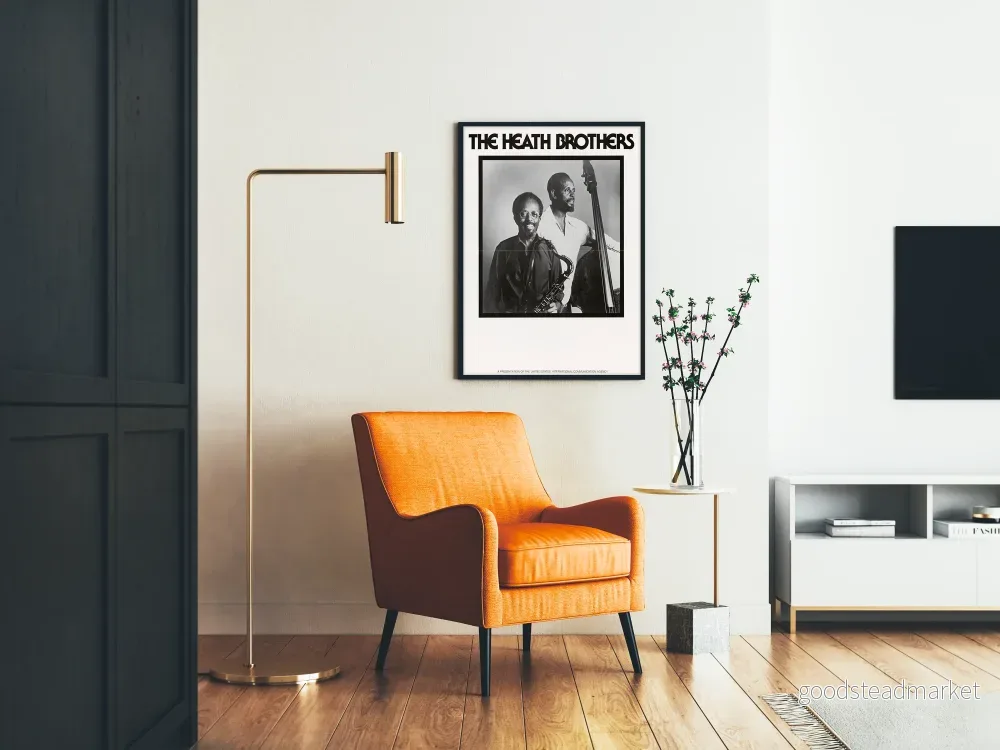 Vintageaffisch The Heath Brothers Jazzposter Svart och Vitt - Bild 2