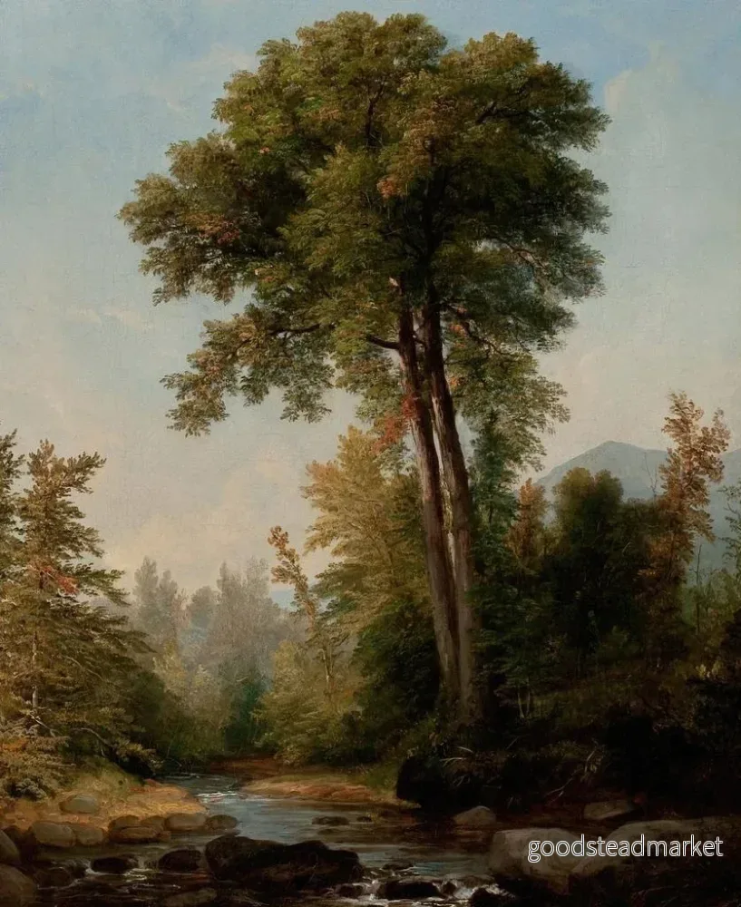 Målning En naturlig monark - Asher Brown Durand | Konsttryck - Bild 2