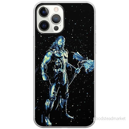 ERT GROUP mobiltelefonfodral för Iphone 12 PRO MAX originalt och officiellt licensierat Marvel mönster Thor 004 optimalt anpassad till formen på mobiltelefonen, fodral tillverkad av TPU plast 5904805160820