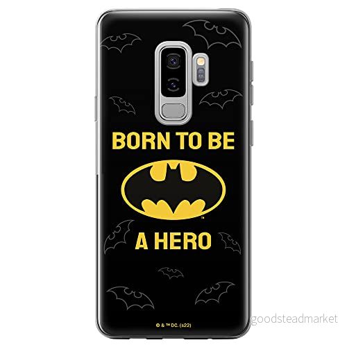 ERT GROUP mobiltelefonfodral för Samsung S9 PLUS originalt och officiellt licensierat DC mönster Batman 058 optimalt anpassad till formen på mobiltelefonen, fodral tillverkad av TPU plast 5905131537980