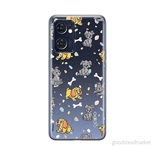 ERT GROUP mobiltelefonfodral för Oppo RENO 7 5G originalt och officiellt licensierat Disney mönster Lady and the Tramp 002 optimalt anpassad till formen på mobiltelefonen, gedeeltelijk transparant 5905511313104