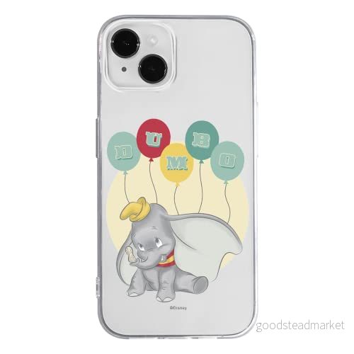ERT GROUP mobiltelefonfodral för Apple Iphone 14 PLUS originalt och officiellt licensierat Disney mönster Dumbo 003 optimalt anpassad till formen på mobiltelefonen, gedeeltelijk transparant 5905131894731