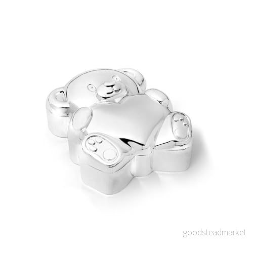 Zilverstad tand/farosbjörn med hjärta, zinklegering, silverfärger, 5,7 x 4,7 2,4 cm 8711871352724 Zilverstad tand/farosbjörn med hjärta, zinklegering, silverfärger, 5,7 x 4,7 2,4 cm 8711871352724