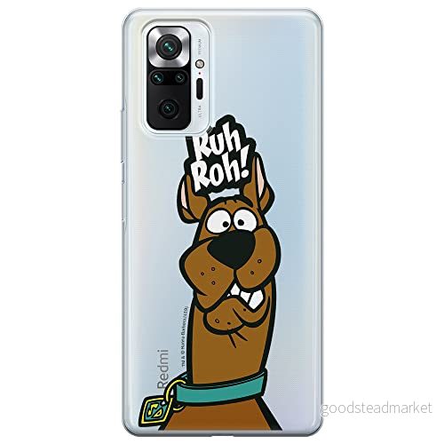 ERT GROUP mobiltelefonfodral för Xiaomi REDMI NOTE 10 PRO originalt och officiellt licensierat Scooby Doo mönster 007 optimalt anpassad till formen på mobiltelefonen, gedeeltelijk transparant 5903932823516