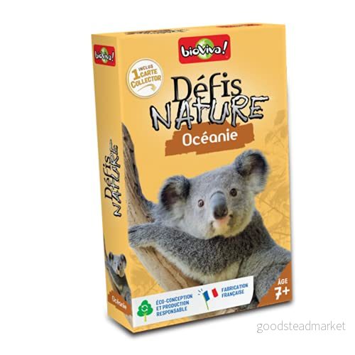 Bioviva 282505 Nature Challenges Animal Oceania kortspel, flerfärgad 3569160282505