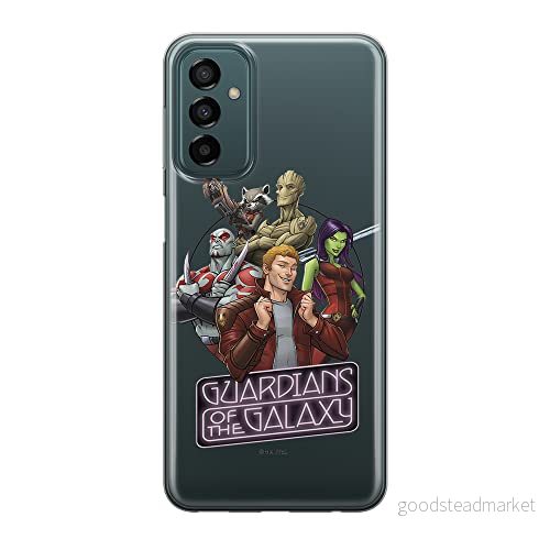 ERT GROUP mobiltelefonfodral för Samsung M13 4G/M23 5G/F23 originalt och officiellt licensierat Marvel mönster Guardians of the Galaxy 009, gedeeltelijk transparant 5905511359836