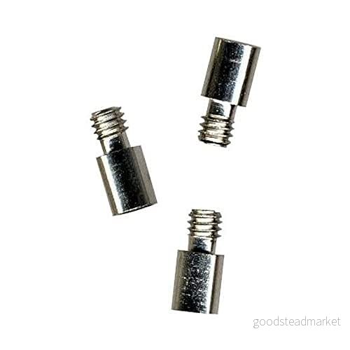 Artemio Set med 3 skruvförlängningar, metall, silver, 7,5 x 0,5 8 cm VIVIP10 5414135060504