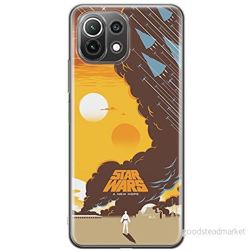 ERT GROUP mobiltelefonfodral för Xiaomi 11 LITE 4G/5G originalt och officiellt licensierat Star Wars mönster 027, fodral tillverkad av TPU plast 5903932705072