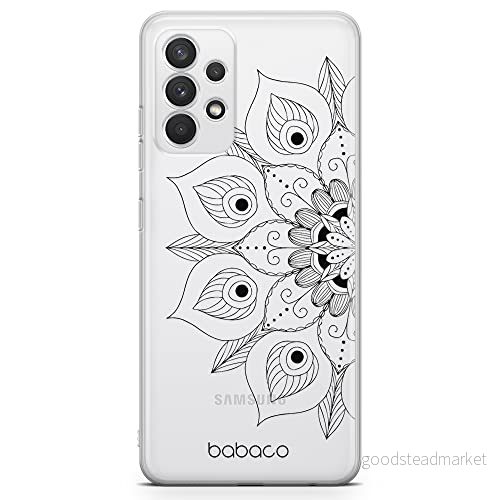 ERT GROUP mobiltelefonfodral för Samsung A32 4G LTE originalt och officiellt licensierat Babaco mönster Mandalas 002 Vit optimalt anpassad till formen på mobiltelefonen, gedeeltelijk transparant 5904805819308