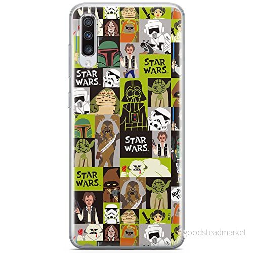 ERT GROUP mobiltelefonfodral för Samsung A70 originalt och officiellt licensierat Star Wars mönster 033 optimalt anpassad till formen på mobiltelefonen, fodral tillverkad av TPU plast 5903537335643