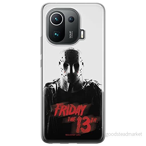 ERT GROUP mobiltelefonfodral för Xiaomi MI 11 PRO originalt och officiellt licensierat Horror mönster Friday the 13th 014 anpassad till formen på mobiltelefonen, fodral tillverkad av TPU plast 5905511113544