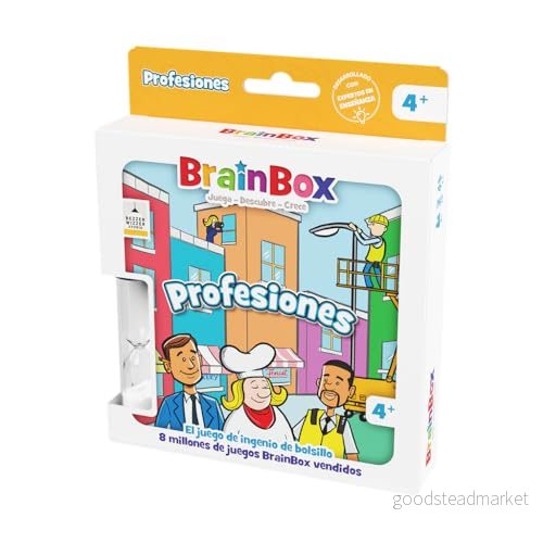 Beezerwizzer Studio BrainBox Pocket Yrken Kortspel Från 4 år 1 spelare 10 minuter per spel Spanska 5025822534019
