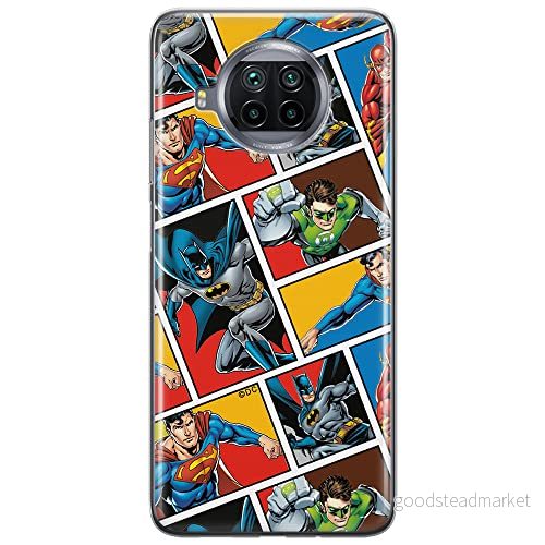ERT GROUP mobiltelefonfodral för Xiaomi MI 10T LITE/REDMI NOTE 9 PRO 5G originalt och officiellt licensierat DC mönster Justice League 001, fodral tillverkad av TPU plast 5903537155456