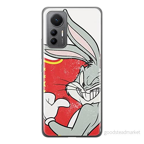 ERT GROUP mobiltelefonfodral för Xiaomi 12 LITE originalt och officiellt licensierat Looney Tunes mönster Bugs 010 optimalt anpassad till formen på mobiltelefonen, fodral tillverkad av TPU plast 5905511504090