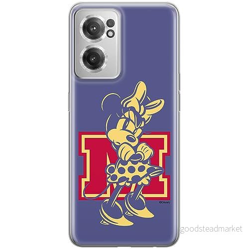 ERT GROUP mobiltelefonfodral för OnePlus NORD CE 2 originalt och officiellt licensierat Disney mönster Minnie 072 optimalt anpassad till formen på mobiltelefonen, fodral tillverkad av TPU plast 5905795024222