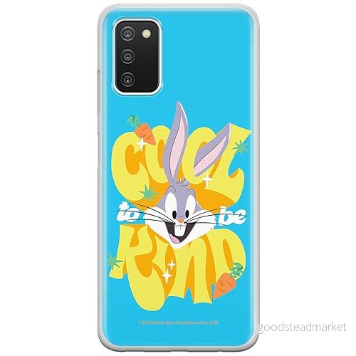 ERT GROUP mobiltelefonfodral för Samsung A03S originalt och officiellt licensierat Looney Tunes mönster Bugs 014 optimalt anpassad till formen på mobiltelefonen, fodral tillverkad av TPU plast 5905795076870