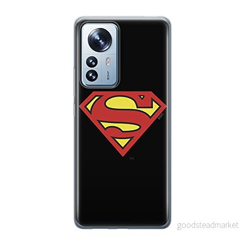 ERT GROUP mobiltelefonfodral för Xiaomi 12 / 12X originalt och officiellt licensierat DC mönster Superman 002 optimalt anpassad till formen på mobiltelefonen, fodral tillverkad av TPU plast 5905511484903