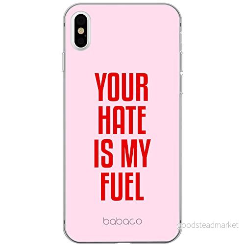 ERT GROUP mobiltelefonfodral för Apple Iphone XS Max originalt och officiellt licensierat Babaco mönster My fuel 003 Vit optimalt anpassad till formen på mobiltelefonen, fodral tillverkad av TPU plast 5903932907001