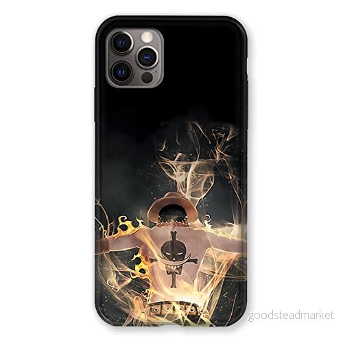 Cokitec Fodral för Iphone 13 (6.1) Manga One Piece Ace svart 3614848163963