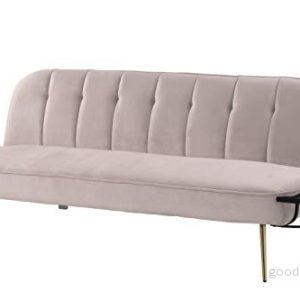Atlantic Home Collection sovsoffa LAURA, med vågunderfederation (NOSAG) och soffbord, velouröverdrag i sammetsaptik, rosa 4260471538662 Atlantic Home Collection sovsoffa LAURA, med vågunderfederation (NOSAG) och soffbord, velouröverdrag i sammetsaptik, rosa 4260471538662