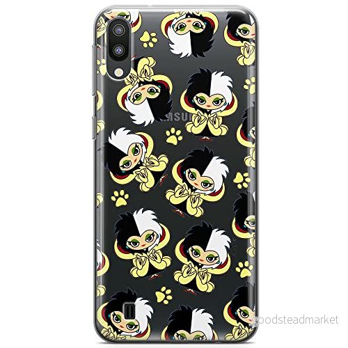 ERT GROUP mobiltelefonfodral för Samsung M10 originalt och officiellt licensierat Disney mönster Cruella 007 optimalt anpassad till formen på mobiltelefonen, gedeeltelijk transparant 5905131491268