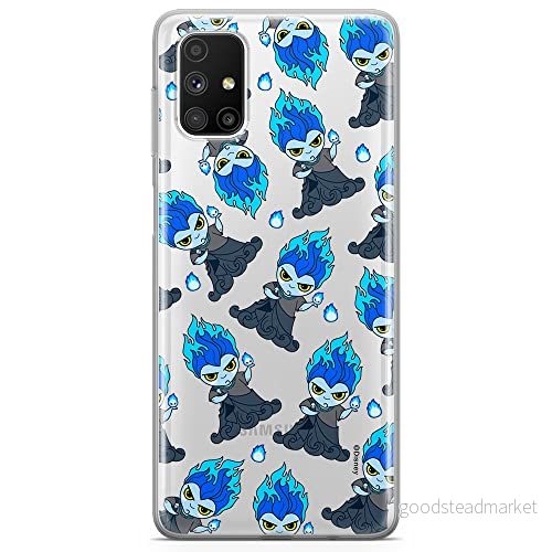 ERT GROUP mobiltelefonfodral för Samsung M51 originalt och officiellt licensierat Disney mönster Hades 002 optimalt anpassad till formen på mobiltelefonen, gedeeltelijk transparant 5905131419576