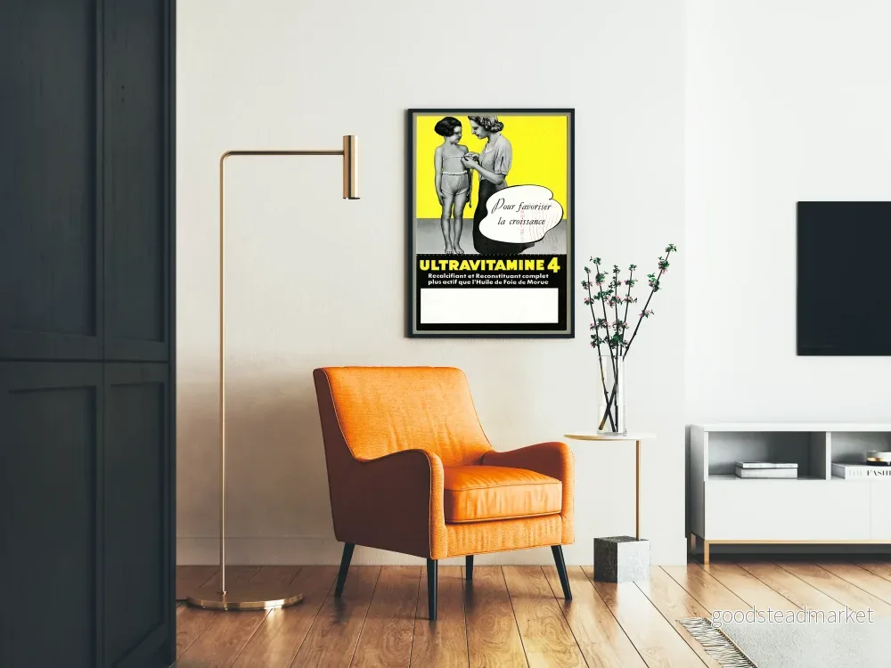 Vintageposter Ultravitamines 4 för tillväxt - Bild 2