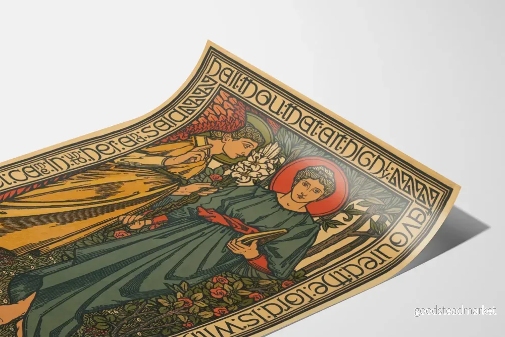 Postern Annunciation till Jungfru Maria - Klassisk illustration - Bild 3