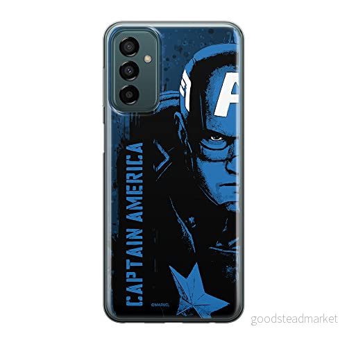 ERT GROUP mobiltelefonfodral för Samsung M13 4G/M23 5G/F23 originalt och officiellt licensierat Marvel mönster Captain America 010, fodral tillverkad av TPU plast 5905511374778