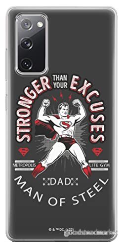 ERT GROUP mobiltelefonfodral för Samsung S20 FE / 5G originalt och officiellt licensierat DC mönster Superman 025 optimalt anpassad till formen på mobiltelefonen, fodral tillverkad av TPU plast 5905131565891