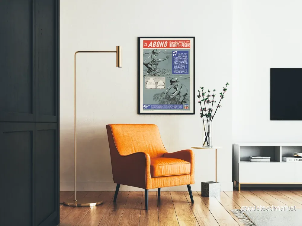 Vintage poster om användningen av gödselmedel för jordbruket - Bild 2