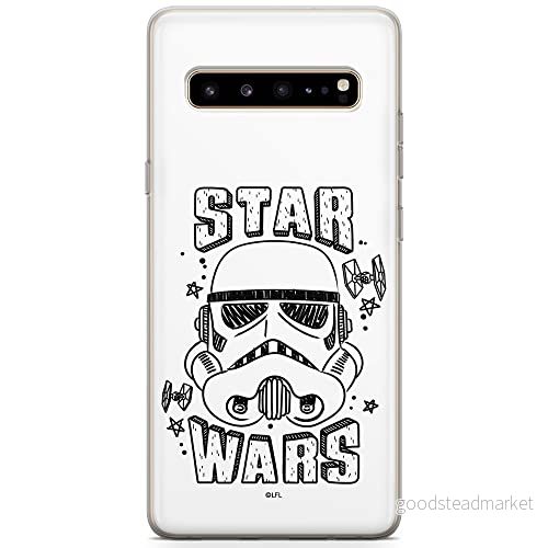 ERT GROUP Mobiltelefonskal för Samsung S10 5G original och officiellt licenserat Star Wars mönster Stormtrooper 013 anpassad till mobiltelefonens form, TPU fodral 5904805503092