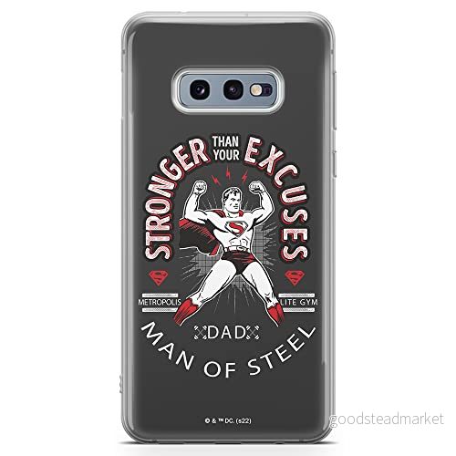 ERT GROUP mobiltelefonfodral för Samsung S10e originalt och officiellt licensierat DC mönster Superman 025 optimalt anpassad till formen på mobiltelefonen, fodral tillverkad av TPU plast 5905131565778