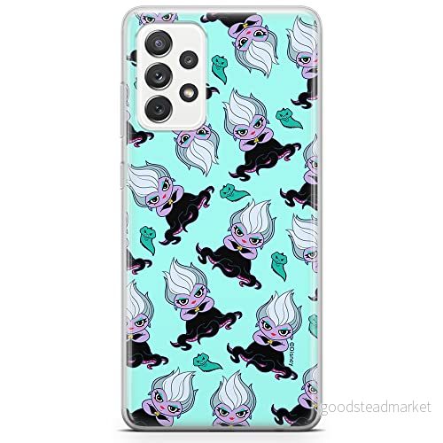 ERT GROUP mobiltelefonfodral för Samsung A73 5G originalt och officiellt licensierat Disney mönster Ursula 005 optimalt anpassad till formen på mobiltelefonen, fodral tillverkad av TPU plast 5905131465924