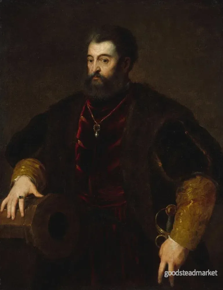 Målning Alfonso d'Este 1486-1534 hertig av Ferrara - Anonym | Konsttryck - Bild 2