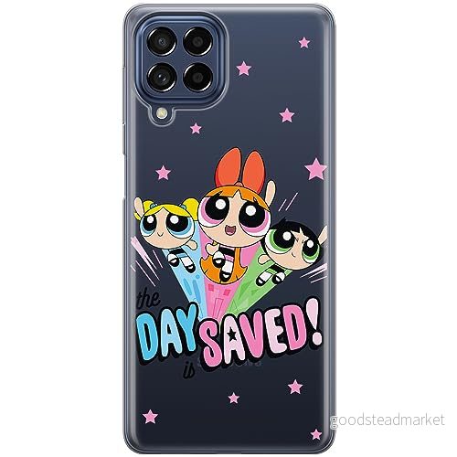 ERT GROUP mobiltelefonfodral för Samsung M33 5G originalt och officiellt licensierat The Powerpuff Girls mönster 031, gedeeltelijk transparant 5905511976514