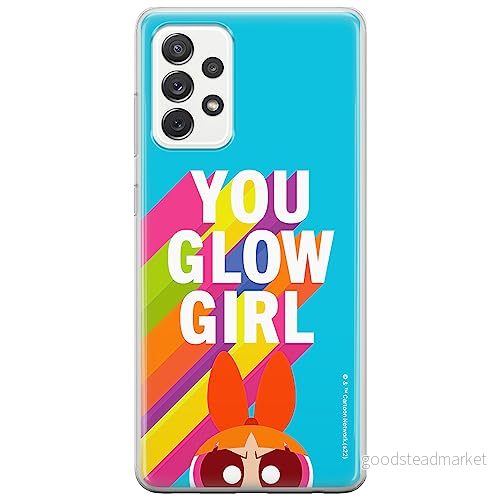 ERT GROUP mobiltelefonfodral för Samsung A52 5G / LTE 4G A52S originalt och officiellt licensierat The Powerpuff Girls mönster 042, fodral tillverkad av TPU plast 5905511985493