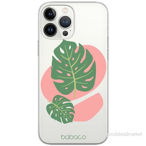 ERT GROUP mobiltelefonfodral för Apple Iphone 13 PRO originalt och officiellt licensierat Babaco mönster Plants 011 optimalt anpassad till formen på mobiltelefonen, gedeeltelijk transparant 5903932861242