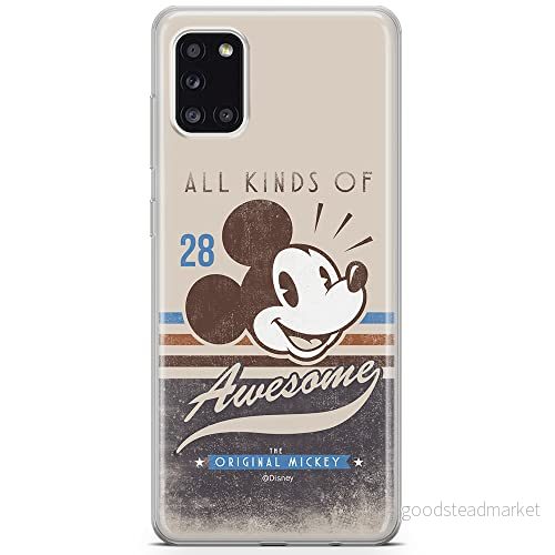 ERT GROUP mobiltelefonfodral för Samsung A31 originalt och officiellt licensierat Disney mönster Mickey 009 optimalt anpassad till formen på mobiltelefonen, fodral tillverkad av TPU plast 5903040213032