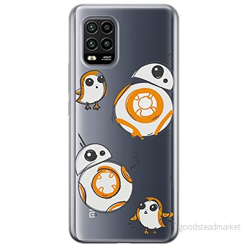 ERT GROUP mobiltelefonfodral för Xiaomi MI 10 LITE originalt och officiellt licensierat Star Wars mönster BB 8 010 optimalt anpassad till formen på mobiltelefonen, gedeeltelijk transparant 5903537149455